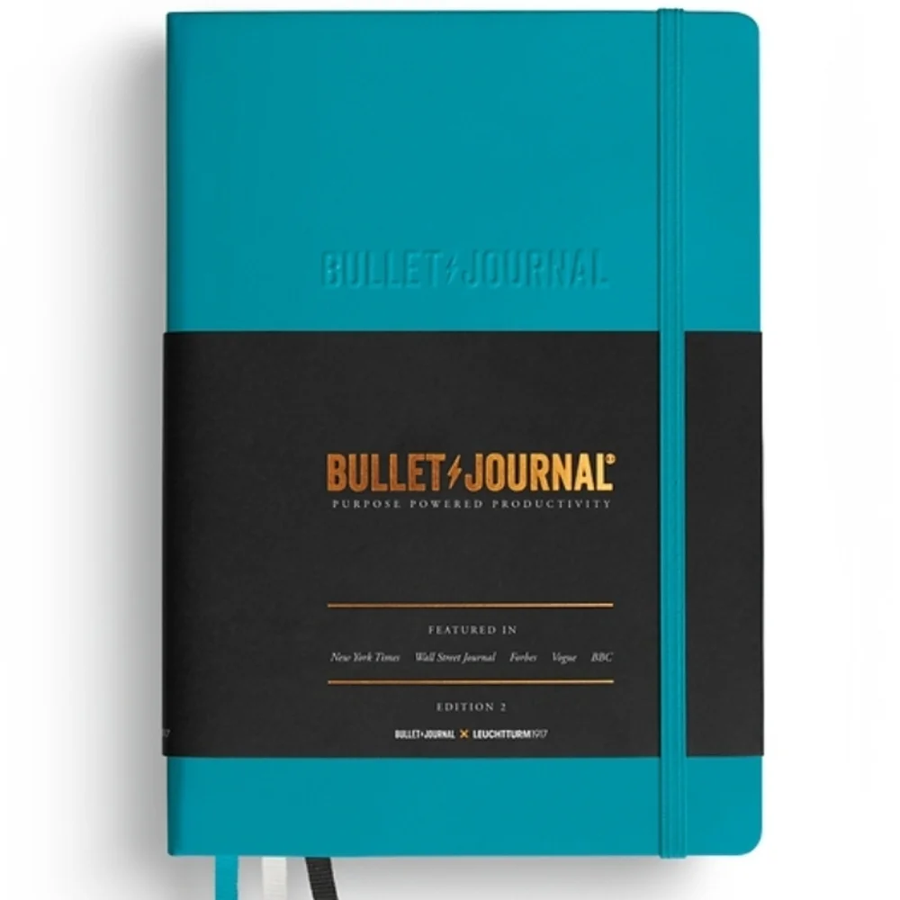 ❤️BUY 5 GET 3 FREE Bullet Journal Edition 2, Turquoise25